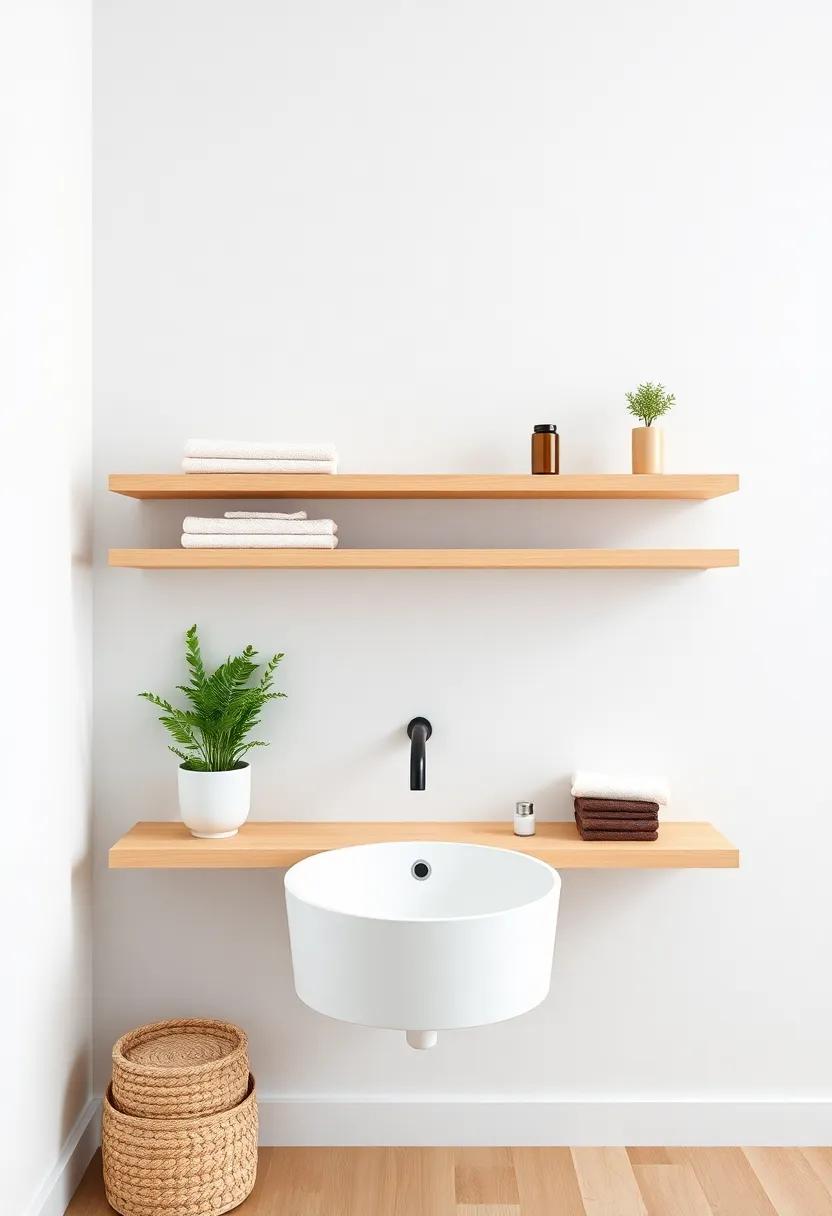 Harmonizing Function and Style: Multi-Functional floating Shelves