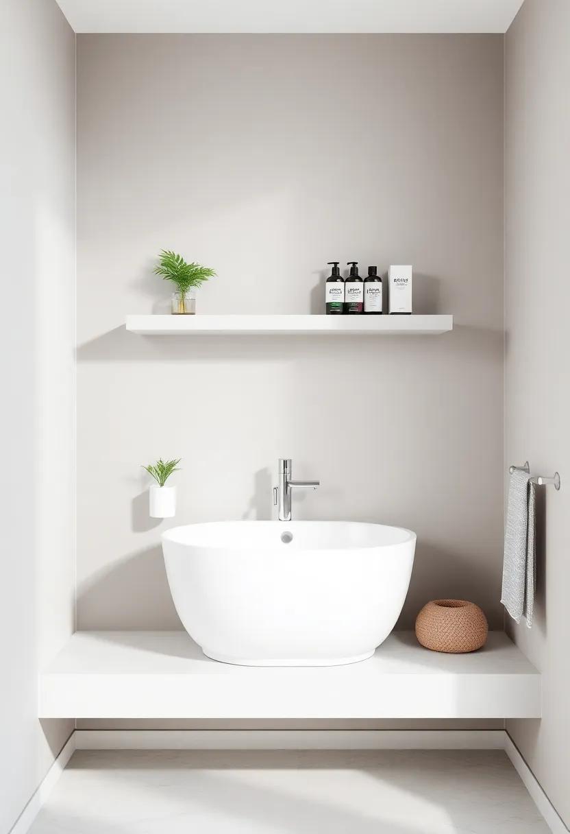 Using Floating Shelves for Essential Bathroom⁣ Products:​ A Stylish Approach