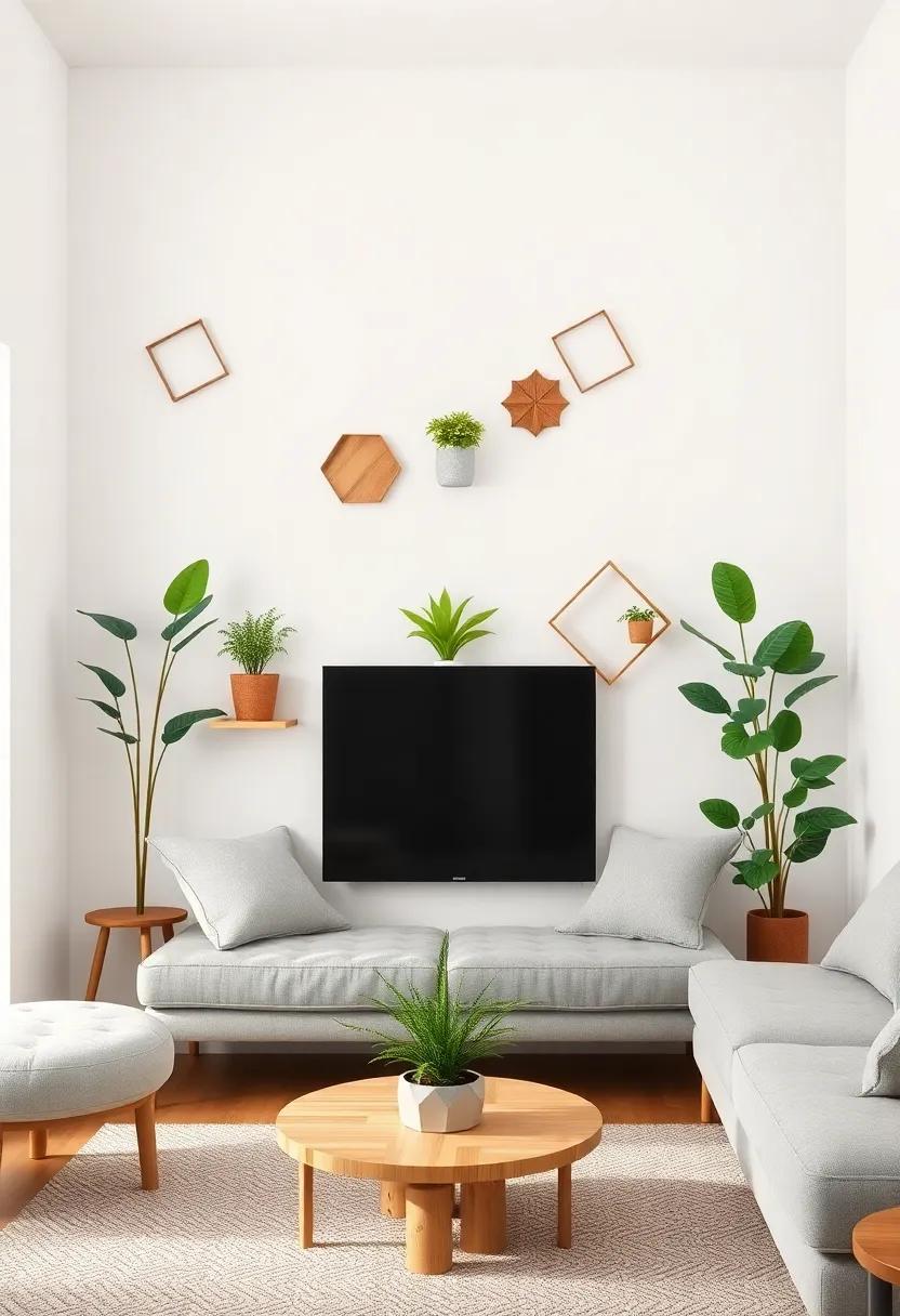 Bringing ‍Nature Indoors with Geometric ​Plant Holders