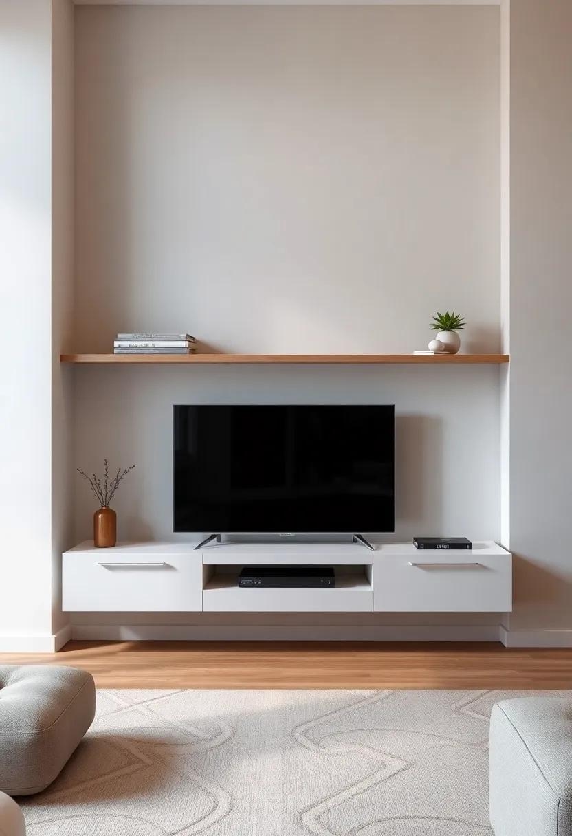 elevate​ Your Space with Sleek Minimalist TV Units⁣ That Define ‍Modern Elegance