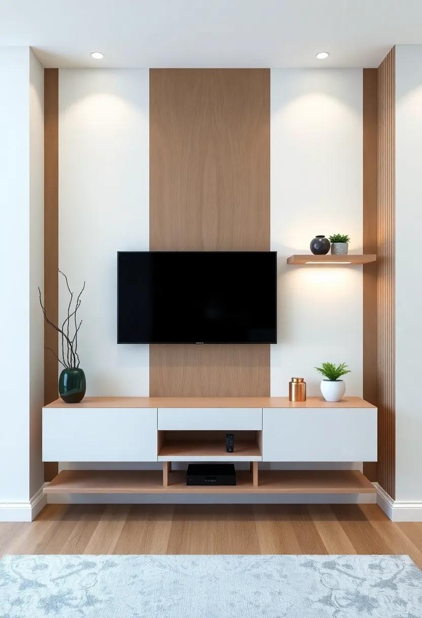 Maximizing ⁢Small Spaces With Multi-Functional TV Units and Sleek​ Floating Solutions