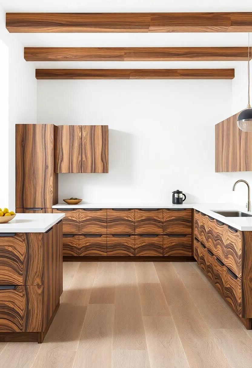 Striking Patterns: ‍The Unique aesthetics of Zebra Wood Cabinets