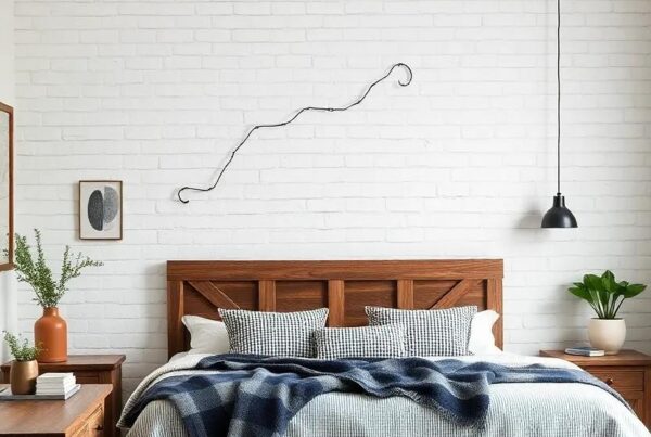 Blending Rustic Comfort and Urban Edge: The Charm of Farmhouse Bedrooms with Industrial Accents