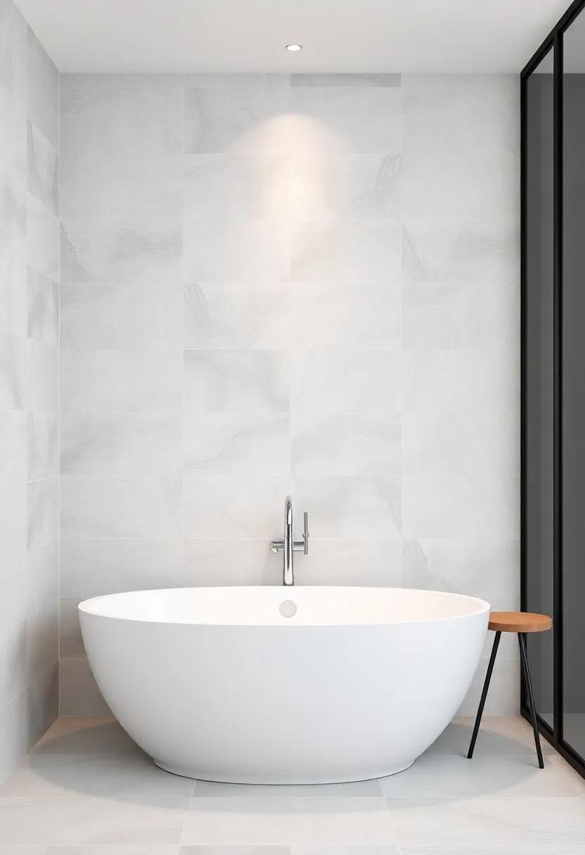 Transform Your Space: Elevate Bathroom Aesthetics with Large Tile Wall Designs