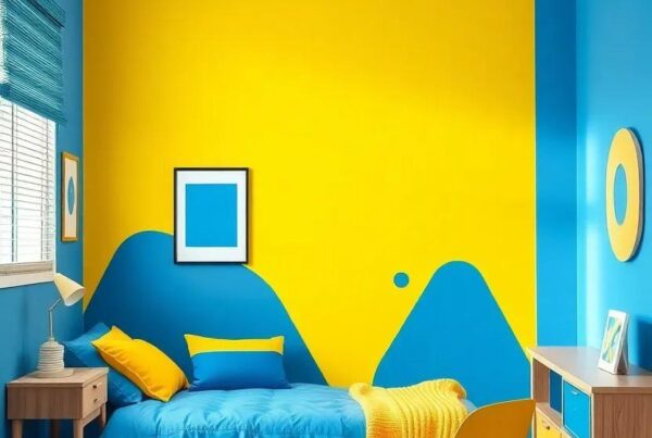 Designing a Vibrant Blue and Yellow Themed Teen Room: Ideas for Style and Comfort