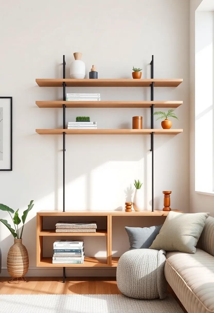 Elevate Your Living Space: Creative Shelves for Stylish Display and Practical Organization