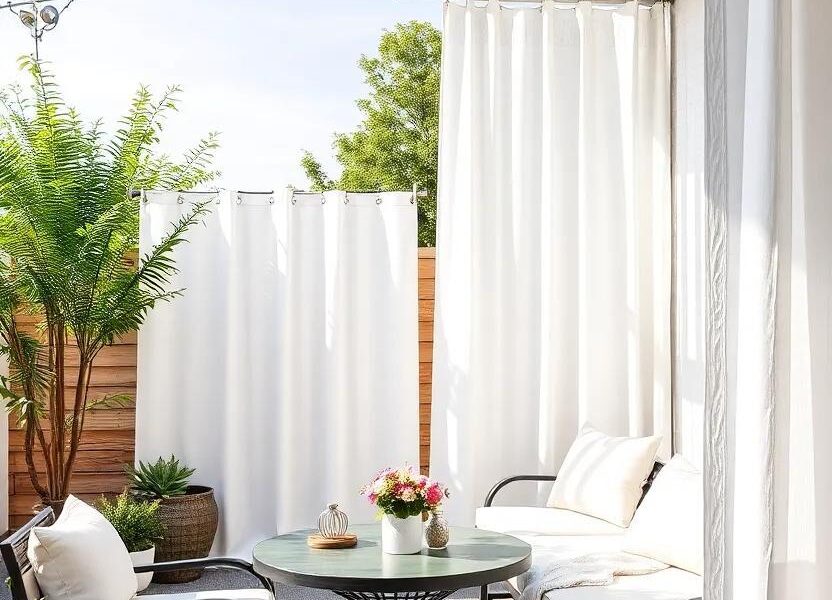 Transform Your Outdoor Space: Enhance Patio Privacy with Stylish Outdoor Curtains