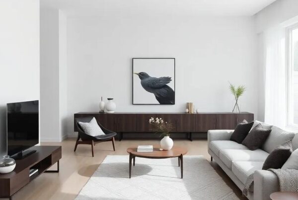 Embracing Minimalism: The Allure of Scandinavian Open Concept Living Rooms