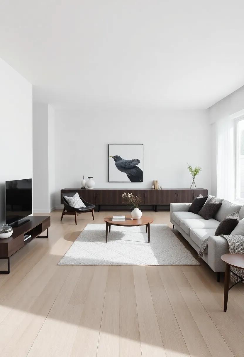 Embracing Minimalism: The Allure of Scandinavian Open Concept Living Rooms