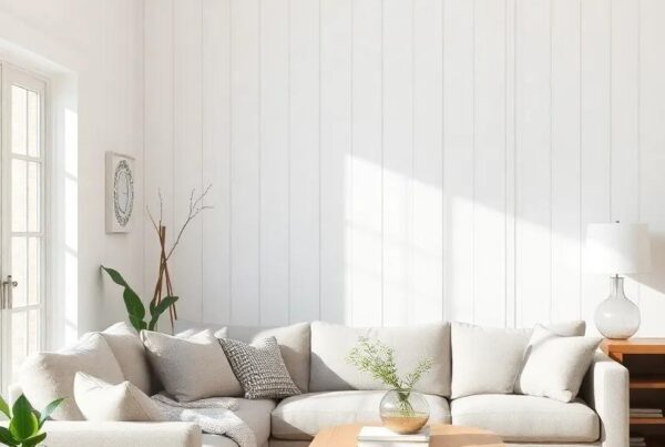 Embrace Serenity: Designing a Farmhouse Living Room with Soft Whitewashed Wood Accents