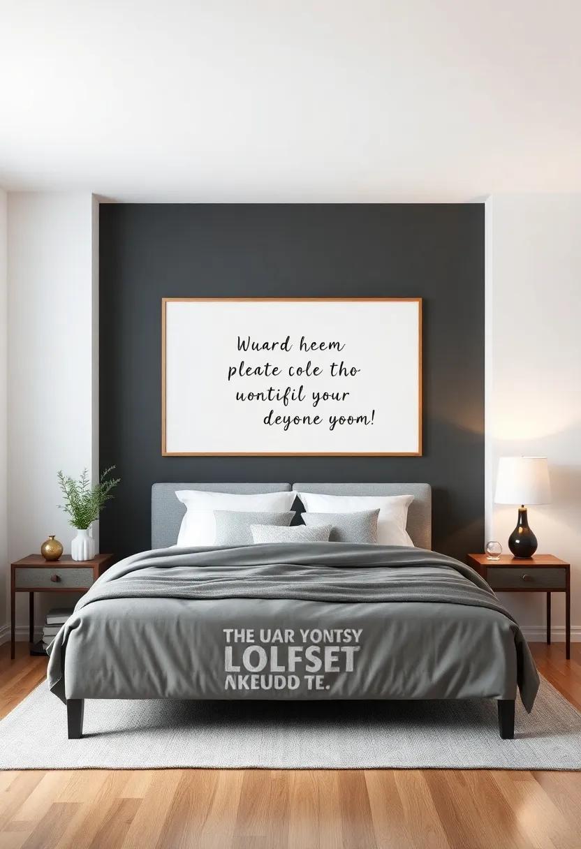 Transform Your Space: Inspiring Bedroom Wall Art Featuring Motivational Quotes