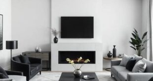 Embrace Elegance: Elevating a Gray Living Room with Striking Black Accents