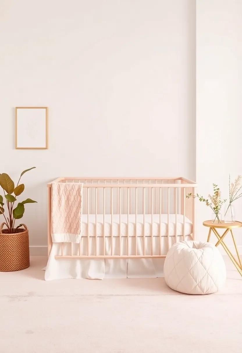 29 Inspiring Ideas for a Dreamy Blush and Gold Nursery Makeover