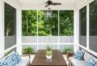25 Inspiring Large Screened Porch Ideas for Dining and Lounging Comfort