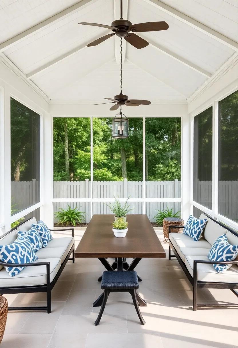25 Inspiring Large Screened Porch Ideas for Dining and Lounging Comfort