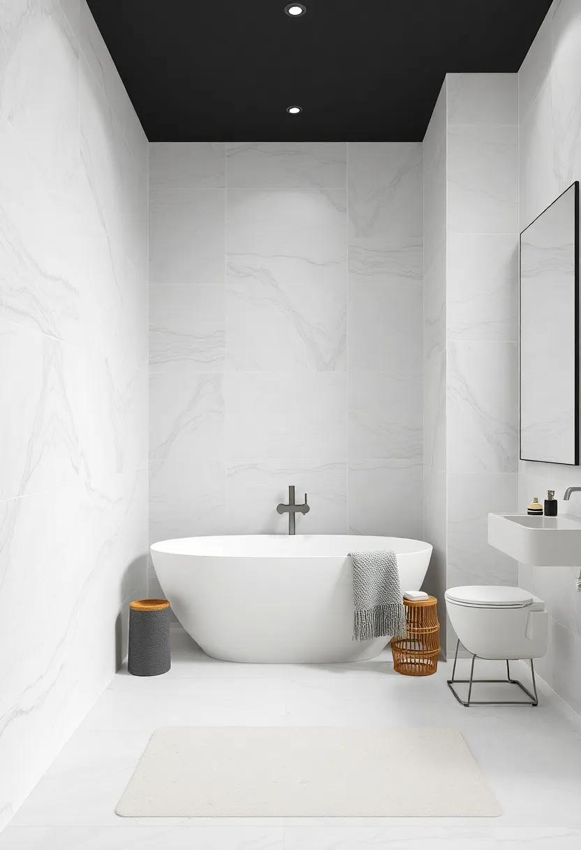 Transforming ‍Your Bathroom with⁤ Oversized Tile Designs for a Modern Aesthetic