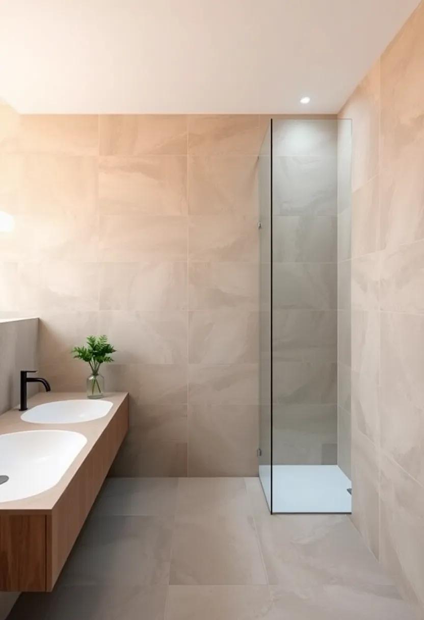 Bathroom Zones: How to‌ Create Distinct ⁣Areas With Large Tile⁢ Wall Designs