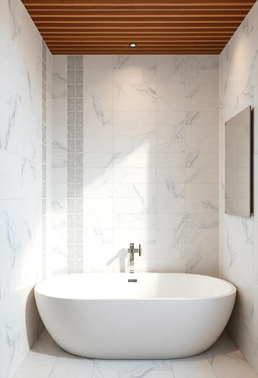 The Influence of Cultural Patterns⁣ in Large Tile Bathroom Designs