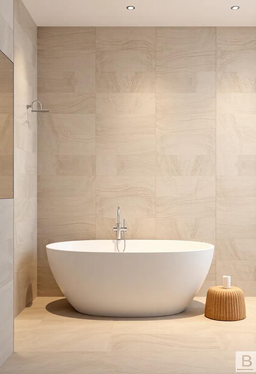 Incorporating Natural Stone:‌ The Elegance of Large ​Stone Tiles ⁢for⁣ Luxurious Bathrooms