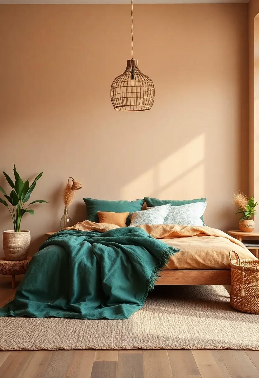 Embrace Warm Earth Tones for a cozy ​Bohemian Atmosphere