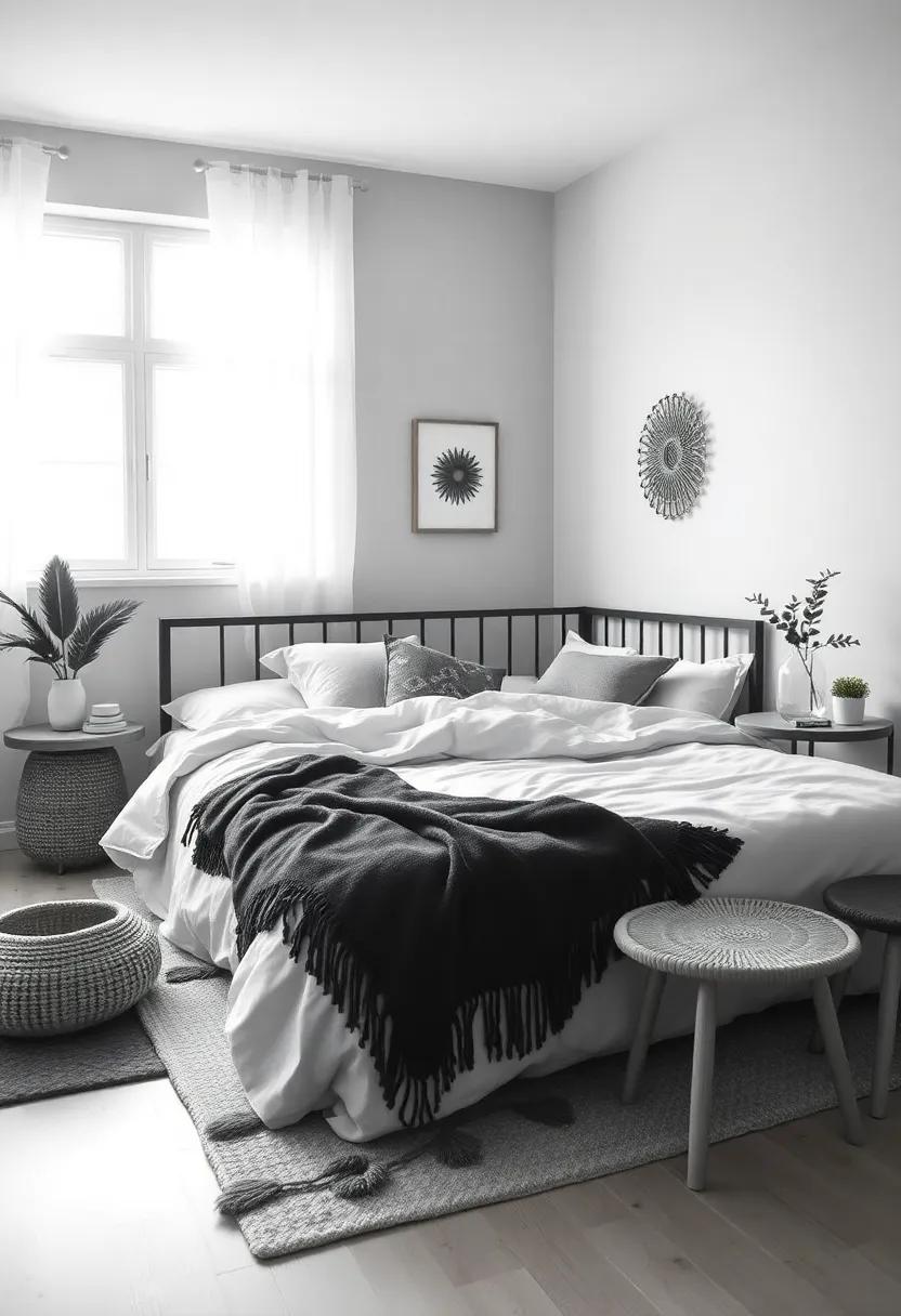 Explore the Beauty of Grayscale ‍with Bohemian ⁣Flair