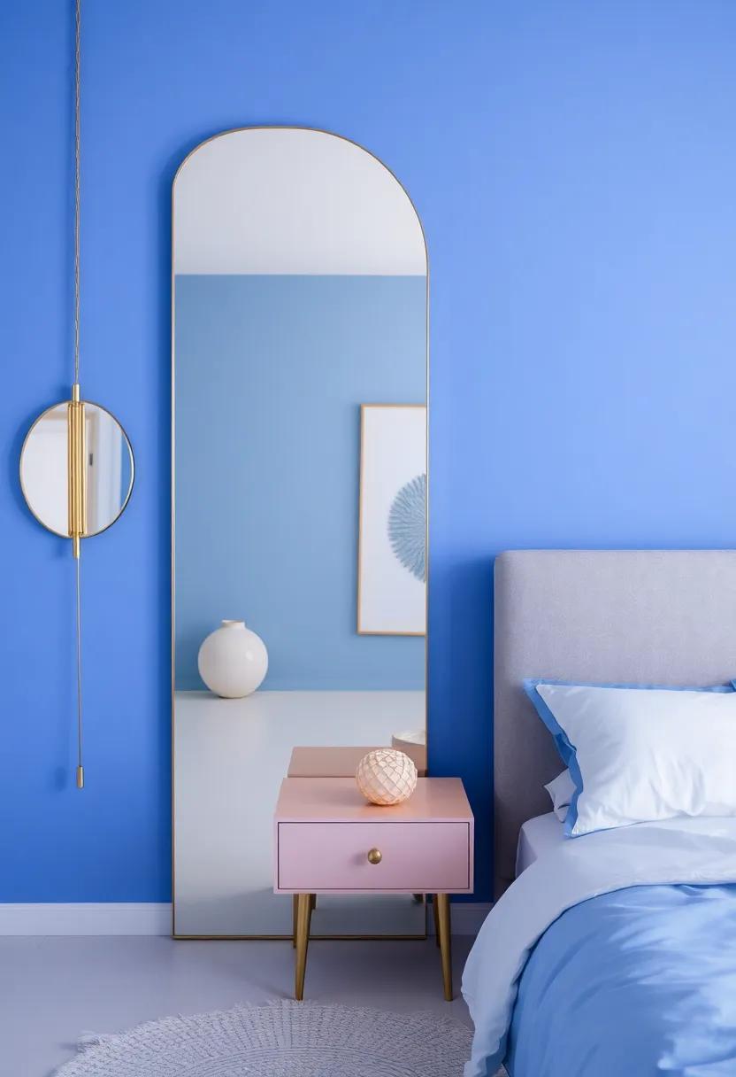 Color Play: Mirrors ⁤as a Canvas for Creative and Vibrant Bedroom Palettes