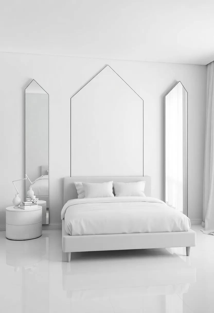 Geometric Patterns: Bold Mirror Shapes to Make a Statement in Your Bedroom