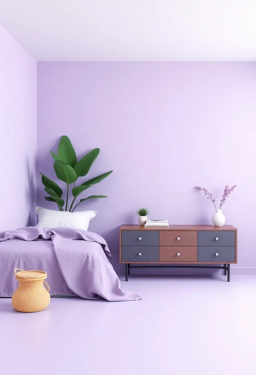 Serene Lavender: A soft and Relaxing Hue for a ‌Cozy retreat