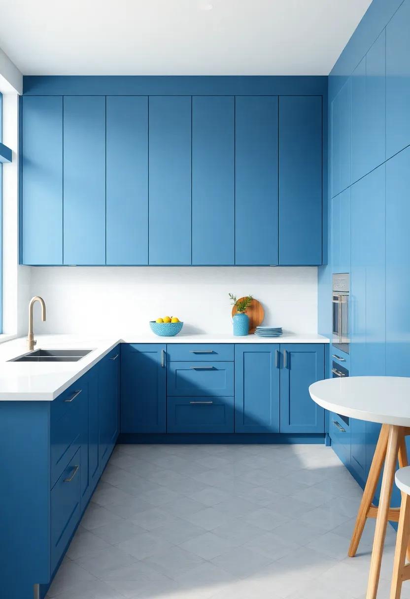 Embracing ‍Timeless Sophistication with Blue Cabinets in ⁣Modern⁤ Spaces