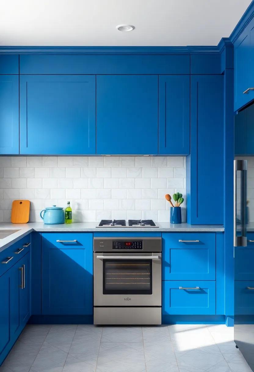 Maximizing Small Spaces: Blue Cabinets to Open Up Your kitchen