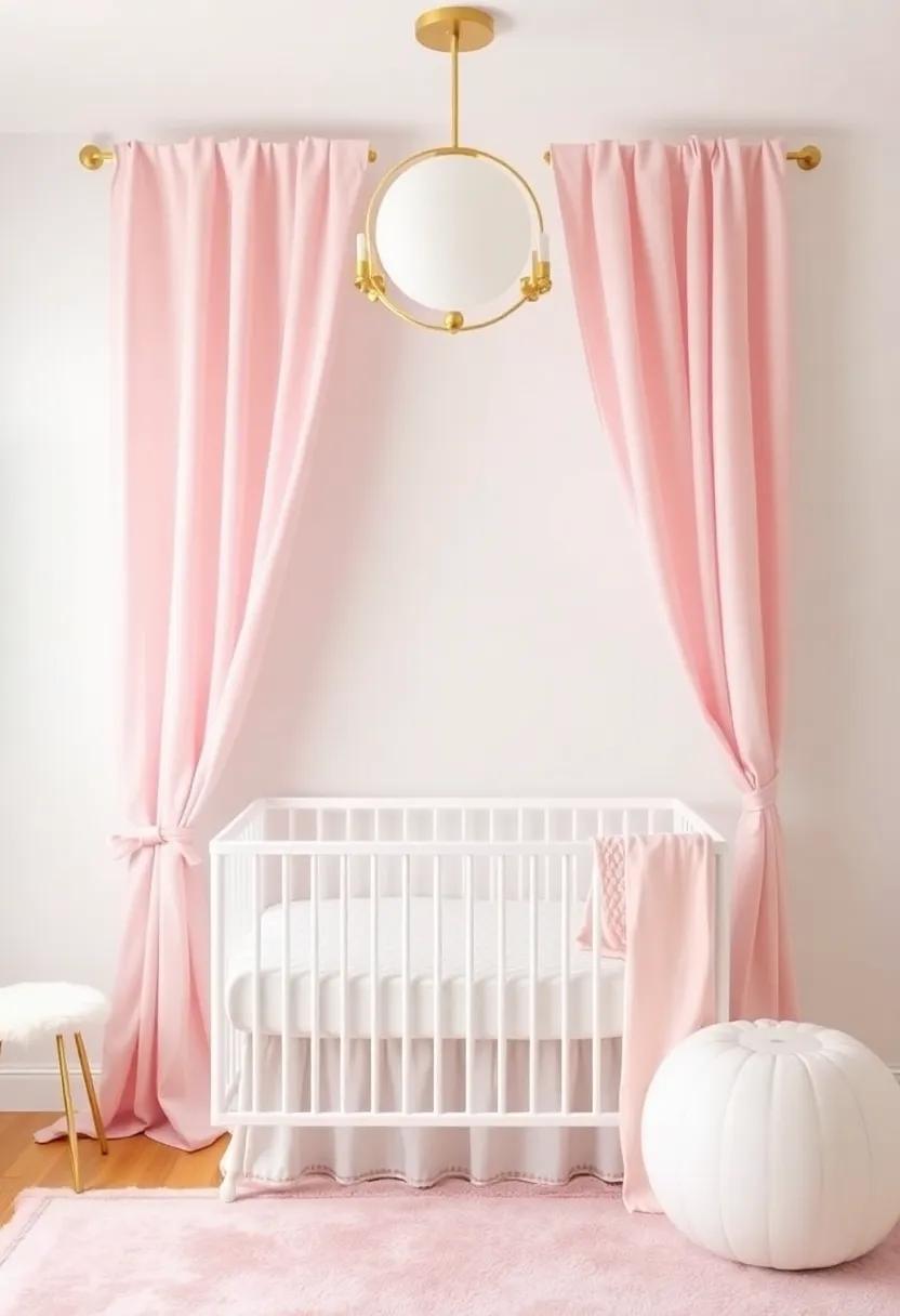 Incorporate ​Blush ombre Drapes for ​a‍ Dreamy⁣ Touch