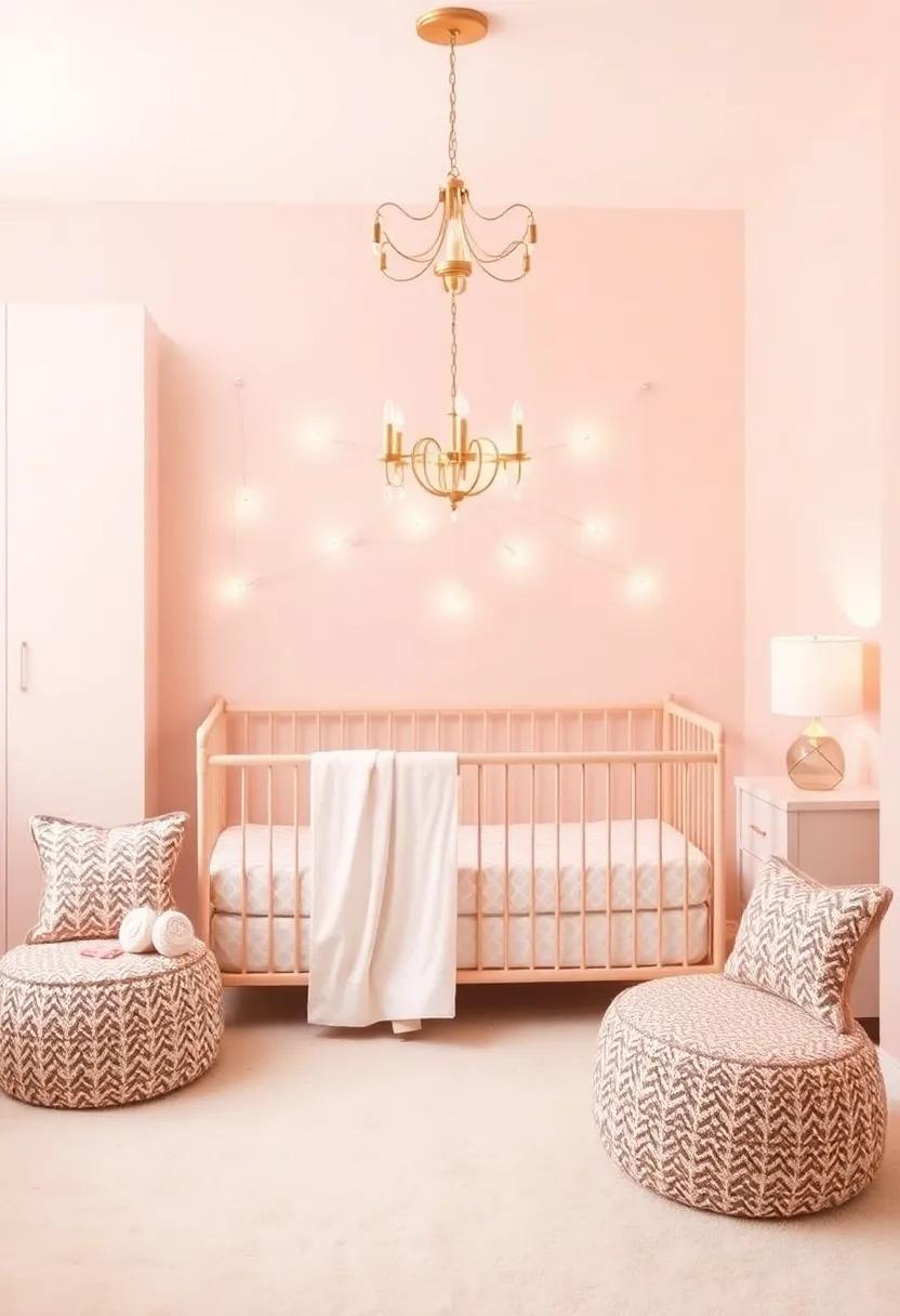 Set the Mood ‌with​ Blush and Gold⁢ Night Lights
