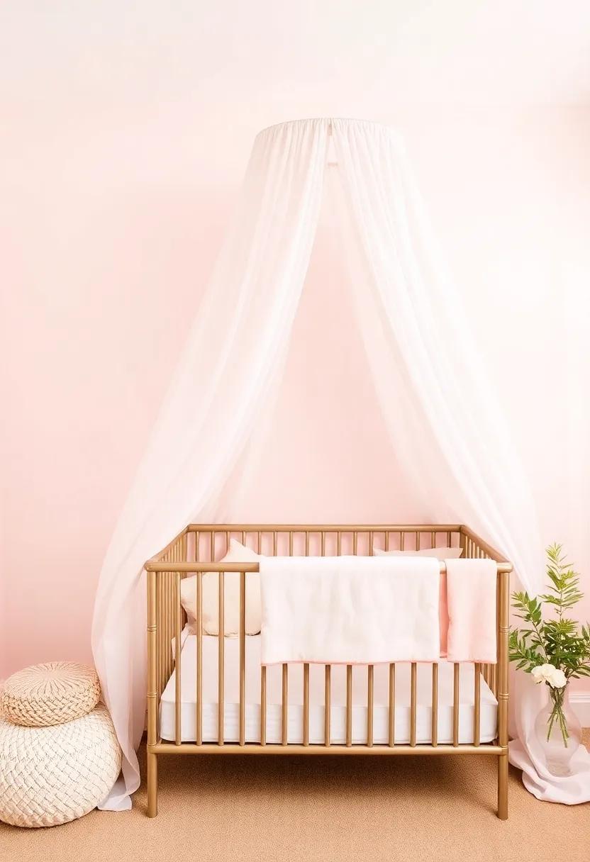 Use Flowing canopies Over the⁣ Crib ⁣for ​Whimsy