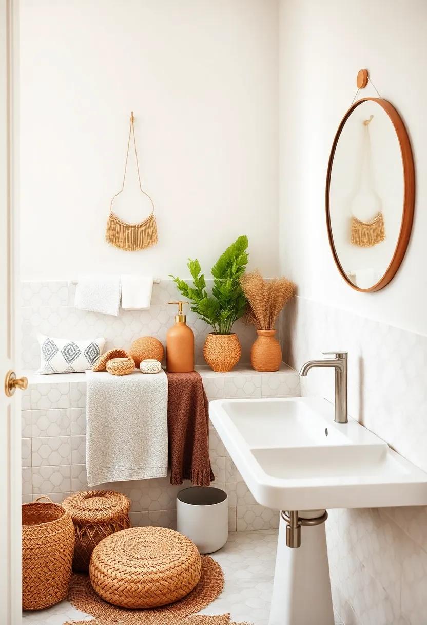 Boho Chic⁢ Accessories: Elevating the Bathroom with Thoughtful Decor