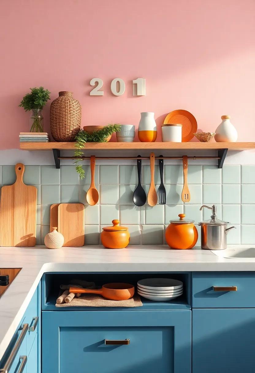 Integrate Funky Utensils and Gadgets to Brighten the Space