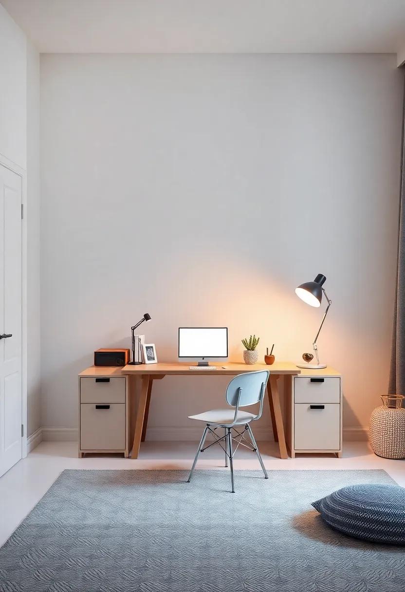 Lighting Ideas That Transform the Desk⁣ into⁣ a Cozy Retreat