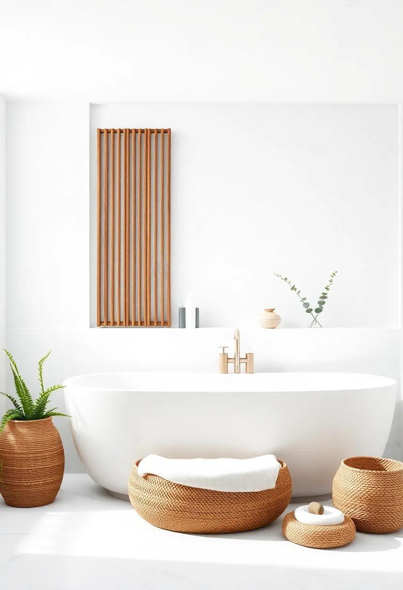 Mindful Storage Solutions: Use baskets or hidden cabinets to keep toiletries ⁢organized and out of sight