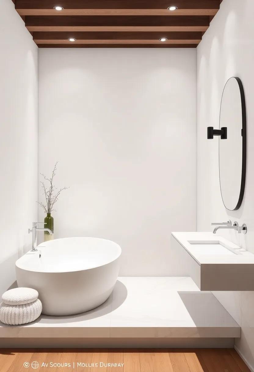 spa-inspired Fixtures: Opt for modern fixtures with sleek lines and⁢ finishes that evoke a sense⁣ of‌ calm