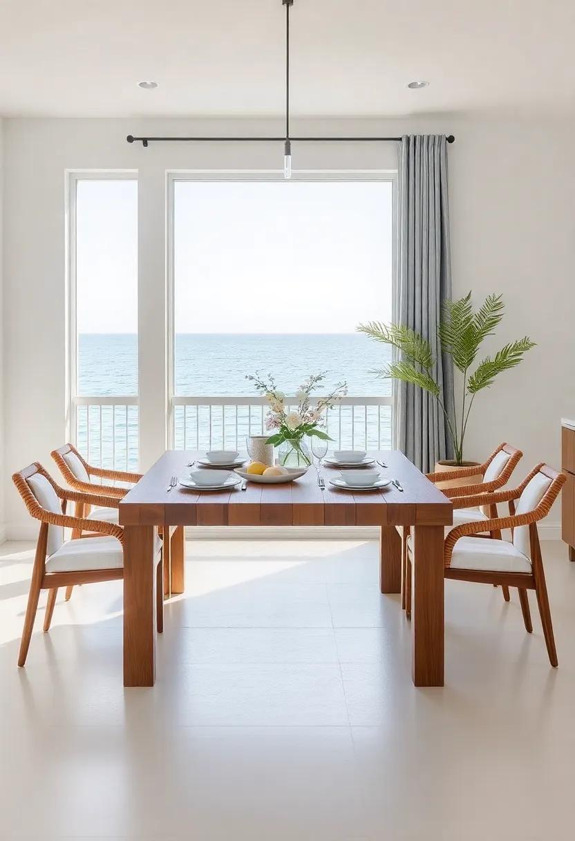 Dining Table Styles: Choosing⁢ the Right Design for a​ Coastal Retreat