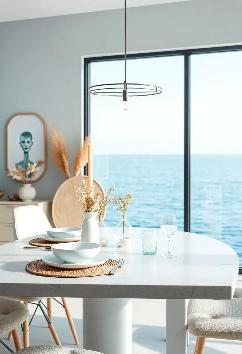 Dining Accessories reflecting the coast: From Tableware to Decorative ⁣Pieces