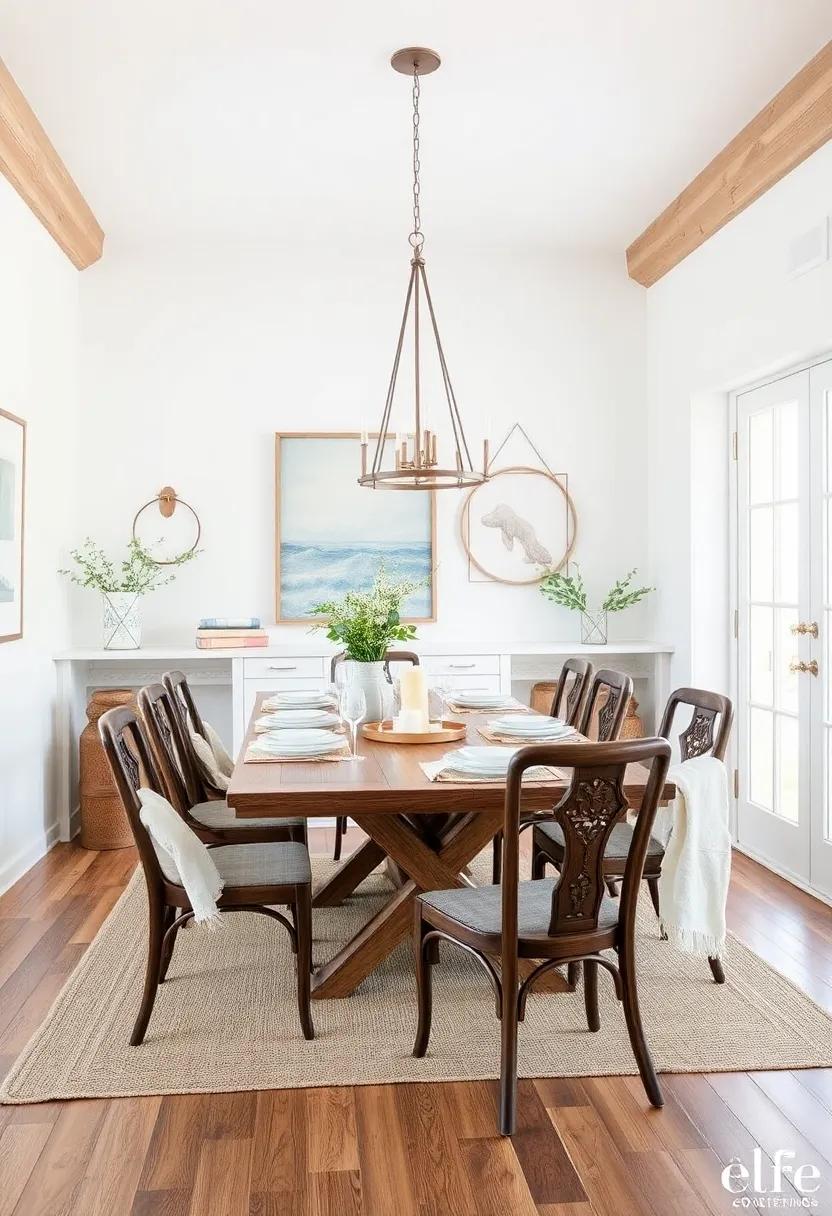 Rustic Elegance: Merging Cottage-Chic Elements ⁤with coastal Inspirations