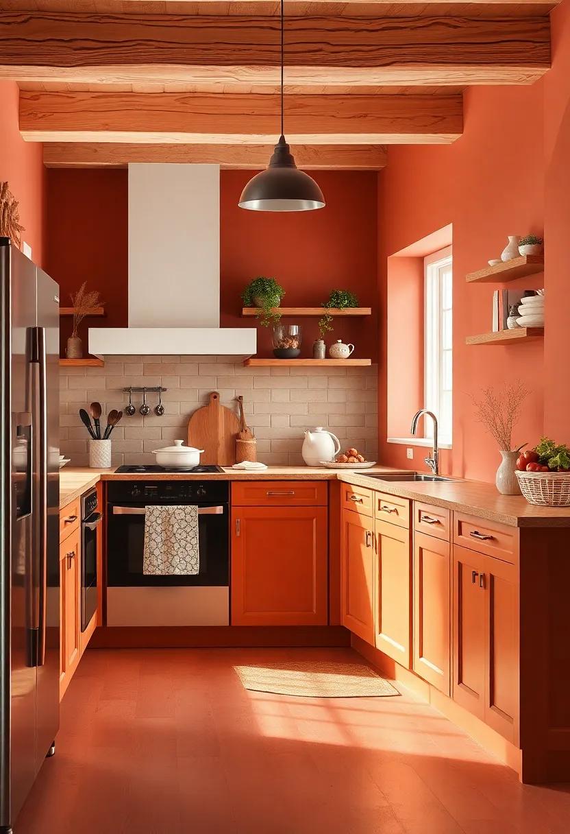 Rich Terracotta ⁤for ⁣a ​Touch of ‌Rustic Warmth in Your ⁤Kitchen