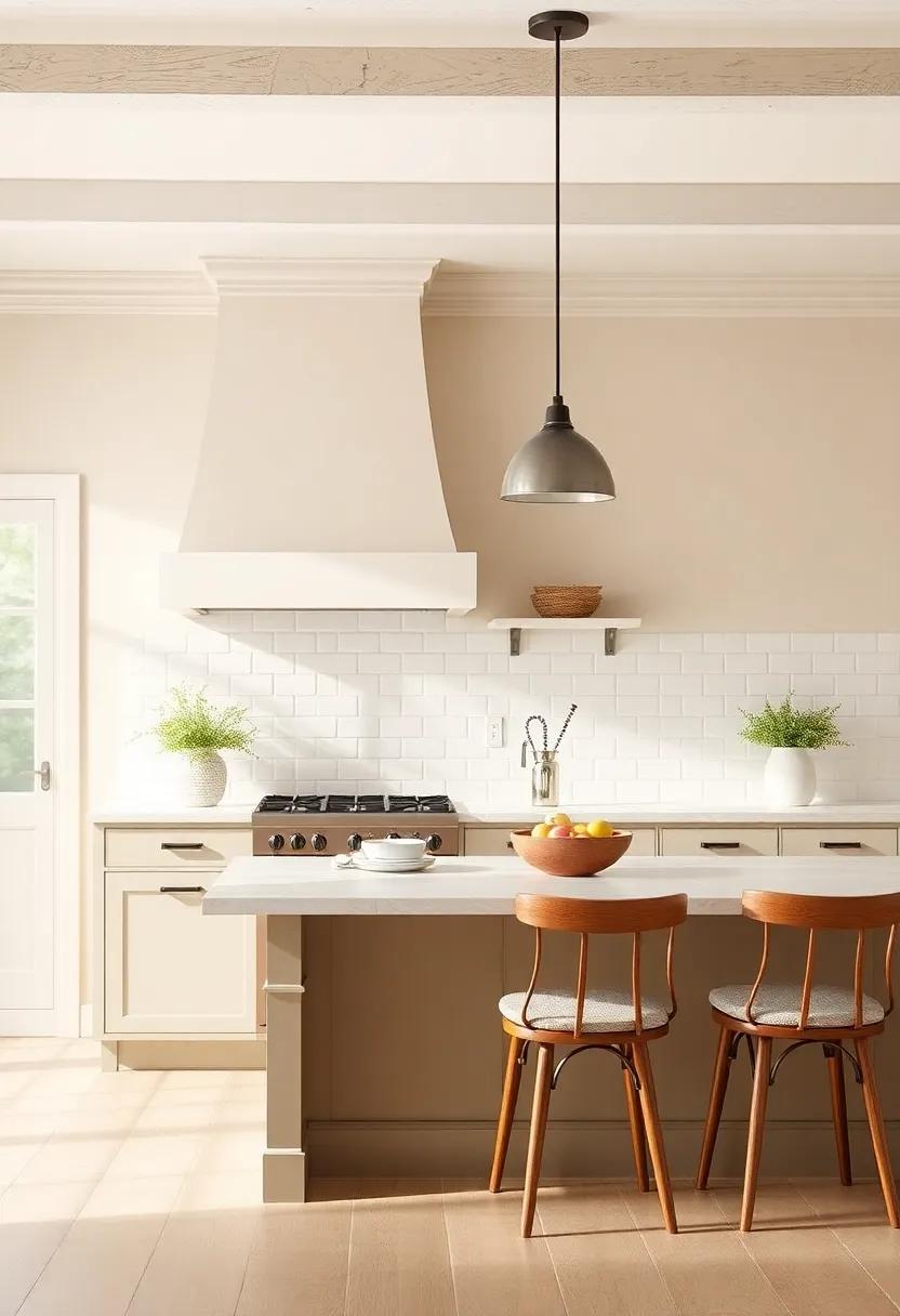 Timeless‍ Beige ​for Versatile and Elegant cottage ⁤Cuisine