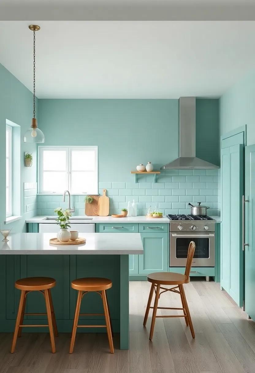 Vintage‍ Mint for a Fresh⁢ and Retro Cottage ‌Kitchen Design