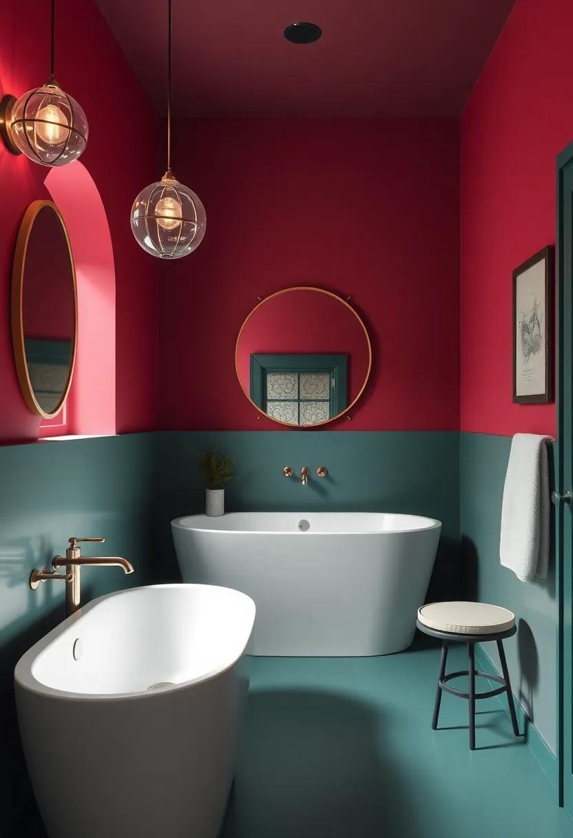 Transform Your Bathroom Retreat With Vibrant Color⁣ Palettes