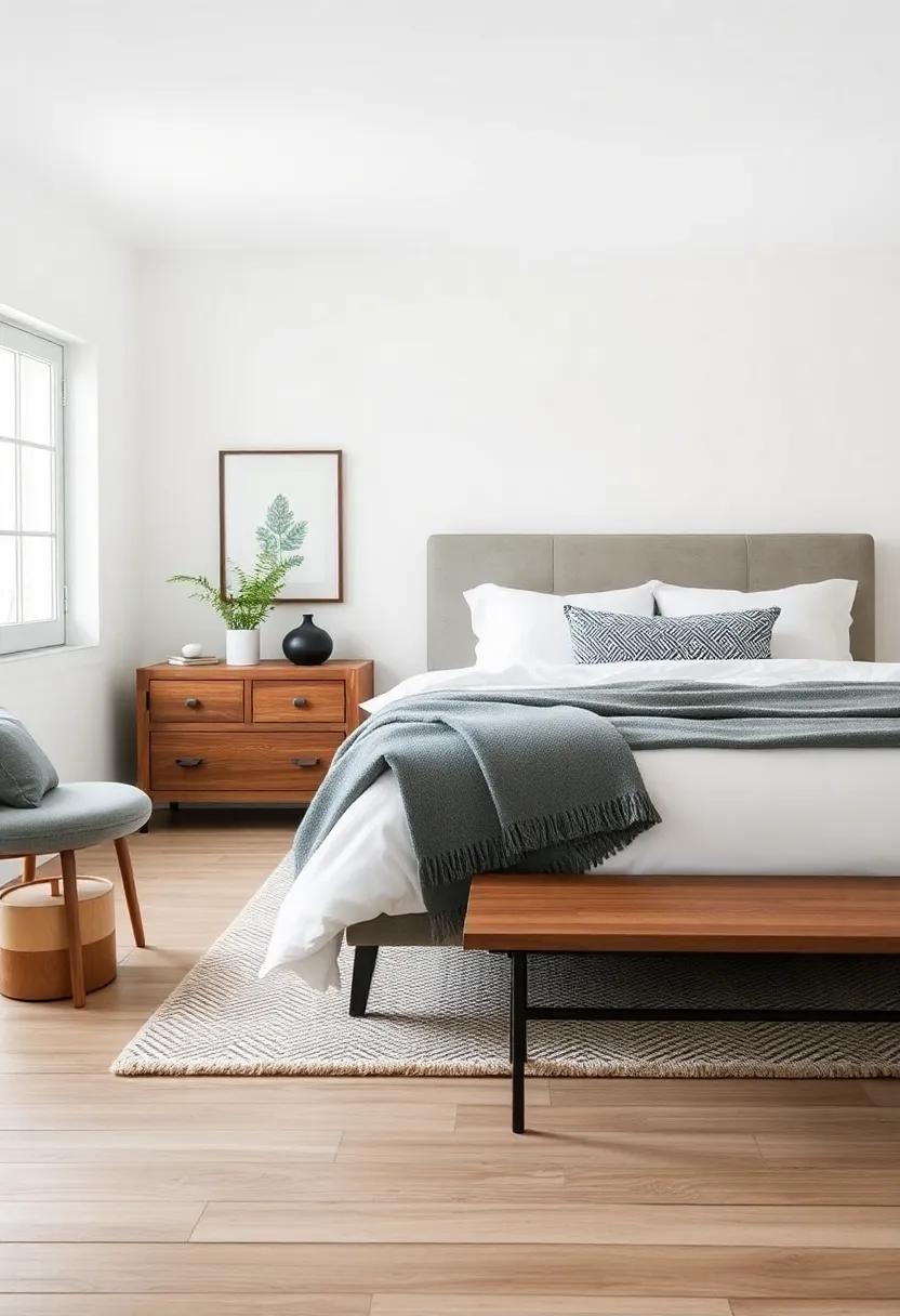 playing with Scale: Balancing Lush Bedding⁢ with Sleek Industrial⁤ Furniture