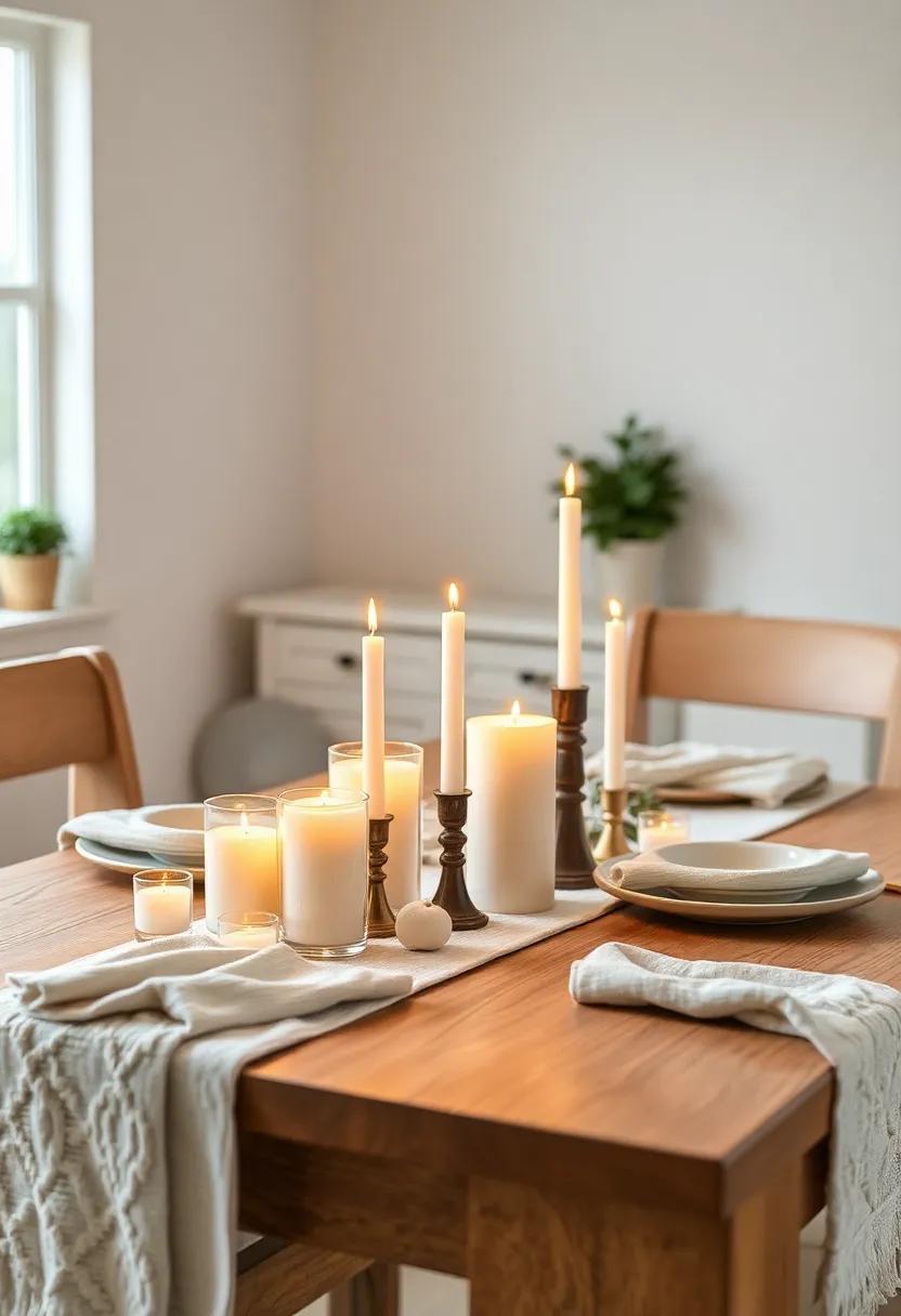 Cozy Candle Displays: Creating Warmth with Soft Lighting on‍ Your Table