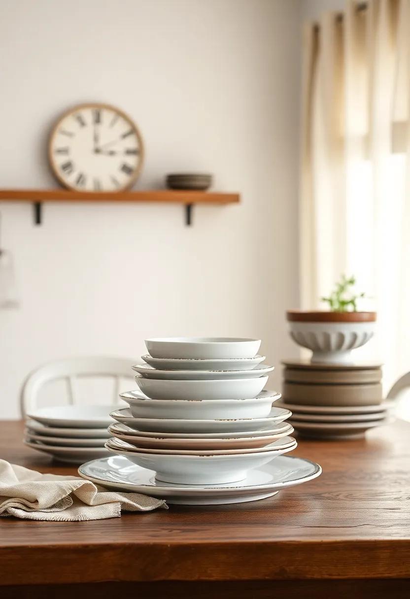 Dynamic ‍Layering: Stacking Plates and Bowls to ⁣create ​Dimension