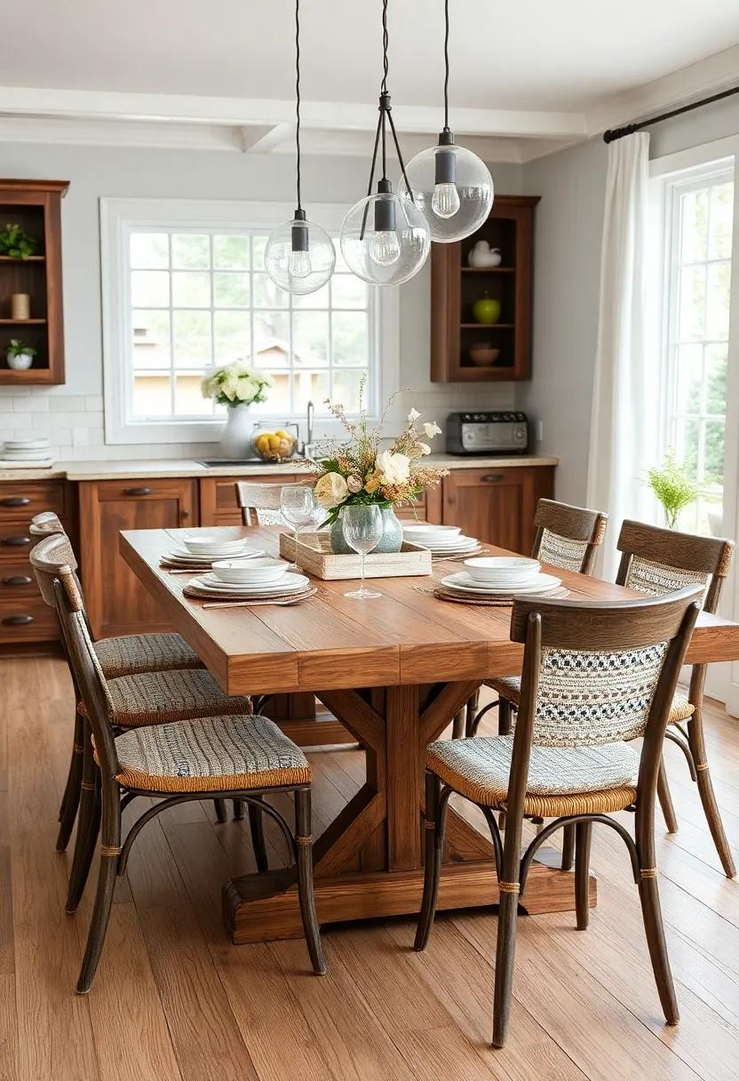 Mixing Textures: Combining Wood, ⁣Fabric, and Glass for a Stunning Look