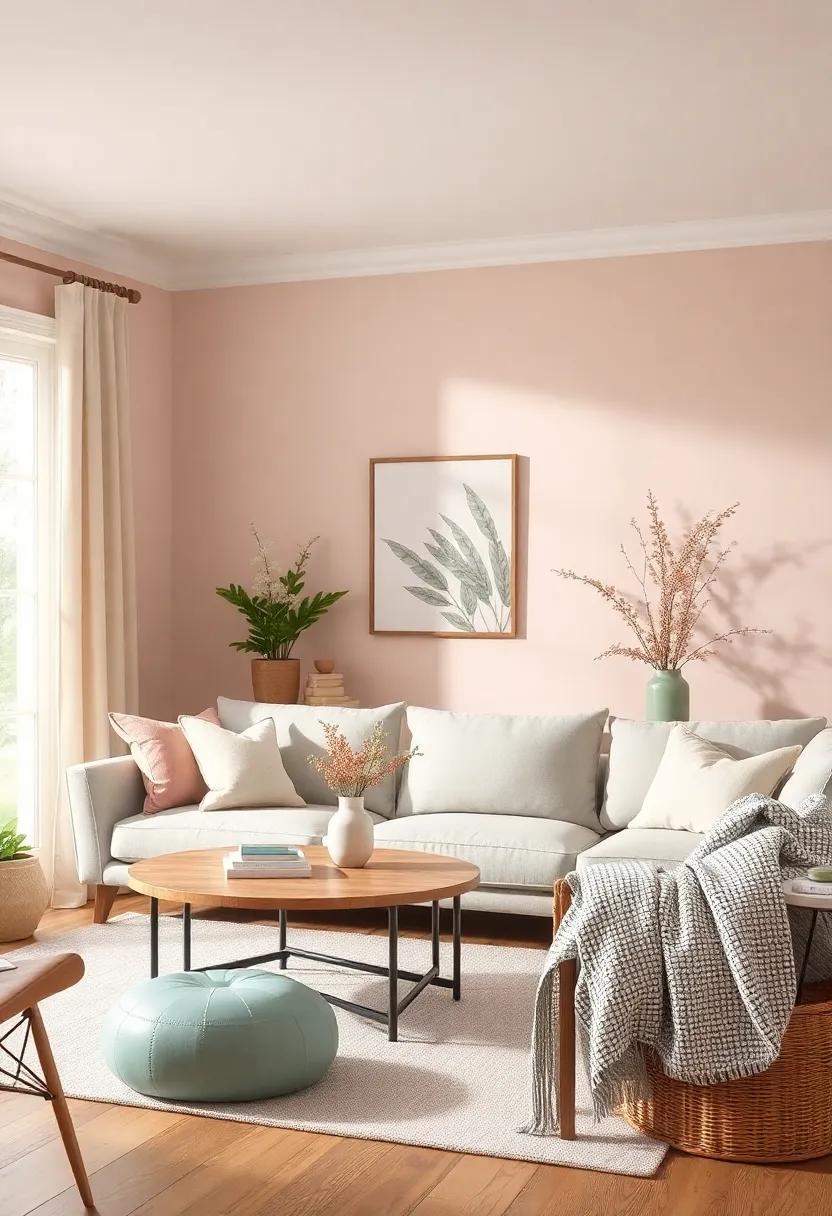 Crafting Tranquil Vibes with Muted Pastels in Decor